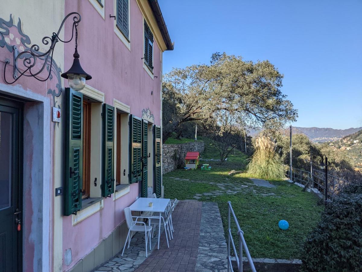 Villa Olivari - Apt Il Melograno Camogli Eksteriør billede